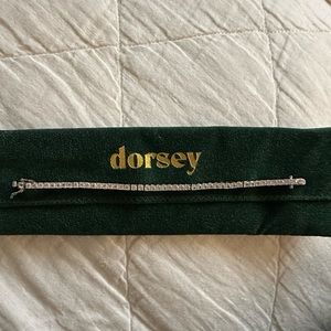 Dorsey lab grown tennis bracelet